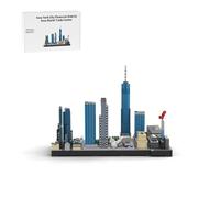 LootPop New World Trade Center Building Block Set, MOC-221106 New York Financial District, Modular Architecture Landmark Series, DIY MOC Exhibition Model and Gift for Adults (1871 Pieces)