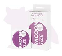 Loovara Ultra-Thin Condoms 12 Pieces - Size S 49 mm - for More Fun & Feeling During Sex - Fair Rubber, Transparent Natural Color with Reservoir & Lubricant