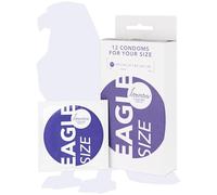 Loovara Ultra-Thin Condoms 12 Pieces - Size XS 47 mm - for More Fun & Feeling During Sex - Fair Rubber, Transparent Natural Color with Reservoir & Lubricant in a 12-Pack