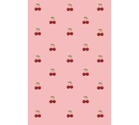 Loovly Paper Minimalist Blank Notebook 6x9 - 200 Numbered White Pages with Cherry Detail: Soft Aesthetic Journal for everyday writing, journaling and creative freedom