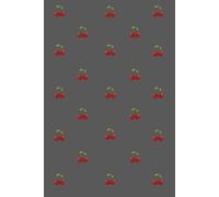 Loovly Paper Minimalist Blank Notebook 6x9 - 200 Numbered White Pages with Cherry Detail: Soft Aesthetic Journal for everyday writing, journaling and creative freedom