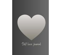 Loovly Paper Minimalist Blank Notebook 6x9 - 200 Numbered White Pages with Heart Detail: Soft Aesthetic Journal for Writing, Planning & Creativity