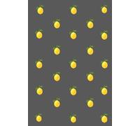 Loovly Paper Minimalist Blank Notebook 6x9 - 200 Numbered White Pages with Lemon Detail: Soft Aesthetic Journal for everyday writing, journaling and creative freedom