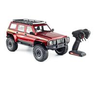LooWindoer 1/10 RC Rock Crawler Brushless 4WD, Off Road Remote Control Truck with Tank Turn Steering, LCG Chassis, LED Lights, High Torque Servo Professional RC Crawler
