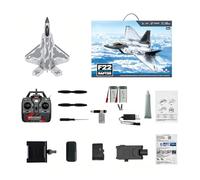 LooWindoer BM22 F22 RC Fighter Jet 4CH EPP Foam Glider 2.4G 200m 6G/3D