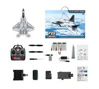 LooWindoer BM22 F22 RC Fighter Jet 4CH EPP Foam Glider 2.4G 200m 6G/3D