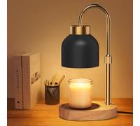 Loowoko Candle Warmer Lamp with 2 Bulbs,Timer, Adjustable Height, Dimmable, Gift for Women, Decor Gift