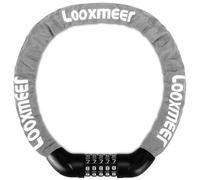 Looxmeer Bike Lock Heavy Duty, 90cm(3ft) Bicycle Lock, High Security Bike Locks, 7mm Cycle Locker, 5-Digit Combination Bikes Chain Locks, Cycling Locker for Motorbike Scooter Gate Fence Grill