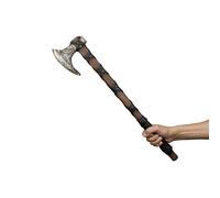 LOOYAR PU Foam Viking Medieval Hand Axe Adult Toy for Berserker Warrior Costume Battle Play Halloween Cosplay LARP