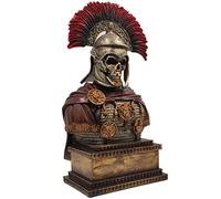 LOOYAR Roman Empire Legion Undead Centurion Soldier Resin Sculpture for House Living Room Porch Decoration Office Desktop Arrangement Gift