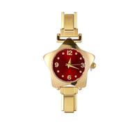 Loozykit Italian Charm bracelet silver gold 9mm Italian Charms for bracelets for women men italian style charms Star watch detachable italian charms Ladies Watches Head Gift(Golden red)