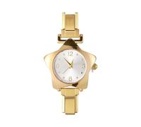 Loozykit Italian Charm bracelet silver gold 9mm Italian Charms for bracelets for women men italian style charms Star watch detachable italian charms Ladies Watches Head Gift(Golden white)