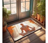 LOP Door Decorations For Bedroom Peaceful Meditation: A Digital Artwork Of Serenity And Inner Bala Doormat Funny Bedroom Decor Shoe Mat(65X90CM)