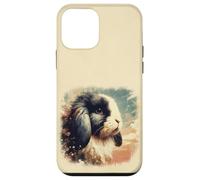 Lop Eared Bunny Rabbit Retro Vintage Illustration Artistic Case for iPhone 12 mini