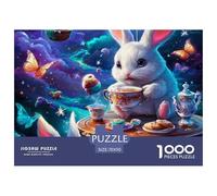 Lop-eared Rabbit Jigsaw Puzzles Adult And Children Beautifully Illustrated Fun Activity for Home Birthday Jumbo Age 12+ for Adults 70x50cm/1000pcs