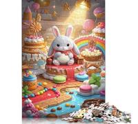 Lop-eared Rabbit Puzzles 1000 Teile Schwer Puzzle Spielzeug Lernspiel Impossible Herausforderung Spielzeug Für Erwachsene Kinder 1000pcs (75x50cm)