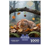 Lop-eared Rabbit1000Piece JigsawPuzzleanimal ForAdult Challenging Brainteasing Age12+byth EducationalGames Fun, Challenging 70x50cm/1000pcs