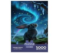 Lop-eared Rabbit1000Pieces JigsawPuzzlesanimal KidsforAdult Colourful Brainteasing Age12+byth HomeDecoration Uncover The Puzzle 38x26cm/1000pcs