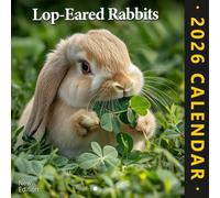 Lop-Eared Rabbits Calendar 2026: Soft and adorable moments from month to month