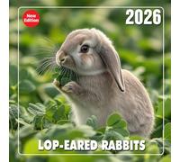 Lop-Eared Rabbits Calendar 2026: Soft and adorable moments from month to month