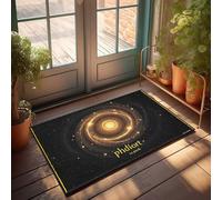 LOP Front Door Mat Outdoor Funny Golden Spiral Galaxy: Phdiort In Park Doormat Gift For Husband Home Decor For Men(40X60CM)