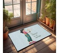 LOP Funny Room Decor Girl Power: Standing Up For What You Believe In Doormat Garden Gifts Outdoor Porch Decor(40X60CM)