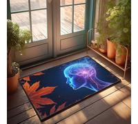LOP Home Sweet Home Rug Neural Connections: The Art Of Brain Activity Doormat Home Sweet Home Rug Home Door Mat(50X80CM)