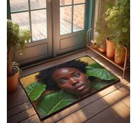 LOP Large Doormats For Outdoor Entrance Golden Dreams: A Portrait Of Strength And Nature'S Beauty Doormat Mat Shoes Mat Shoes(65X90CM)