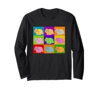 Lop Rabbit Popart Holland French Mini Rabbits Retro Bunny Long Sleeve T-Shirt