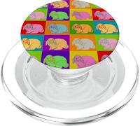 Lop Rabbit Popart Holland French Mini Rabbits Retro Bunny PopSockets PopGrip for MagSafe