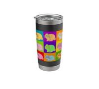 Lop Rabbit Popart Holland French Mini Rabbits Retro Bunny Stainless Steel Insulated Tumbler