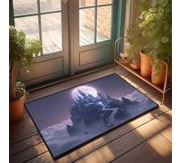 LOP Welcome Mat Classroom Castle In The Sky Under A Full Moon Doormat Gifts For Home Decor Bar Man Cave Decor(50X80CM)