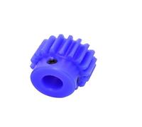 LOPAKACTAG 1.5Mod Blue Nylon Gear Motor With Step 15 16 18 20-30Teeth Plastic Spur Bore 6 8 10 12 14 16mm(Bore 6mm,15 Teeth)