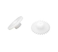 LOPAKACTAG 10Pcs/Lot 0.5 Modulus .5M Double Gear Reduction Bilayer Gears 28 Teeth + 10 Bore Hole Aperture 2MM 2.05MM 2B Loose 28102B