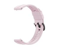 LOPAKACTAG 16mm Silicone Watch Strap For Huawei Smart Band B3 B6 Quick Release Breathable Soft Durable Lightweight Man Woman(Lotus Root Pink)