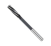 LOPAKACTAG 1PC H7 Straight Shank HSS Machine Reamer Spiral Flute Cutting Tool 6.6-7.6mm Diameter for Metal Steel Hole Drill Machining(6.7mm)
