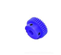 LOPAKACTAG 1Pcs 48T-150T 1 Mod Blue Nylon Spur Gear Motor 1M Mechanical Transmission Plastic Gears Bore 6/8/10/12/14/15/16mm(14mm,1M 48T)