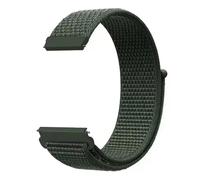 LOPAKACTAG 20mm 22mm Nylon Loop Strap For Amazfit Active 2 GTR 4 3pro 2e GTS 4/2 Mini 3 Stratos Band For AMAZFIT BIP 6 5/Zepp Z Bracelet(A-Army Green,1PCS 22mm)