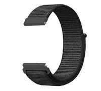 LOPAKACTAG 20mm 22mm Nylon Loop Strap For Amazfit Active 2 GTR 4 3pro 2e GTS 4/2 Mini 3 Stratos Band For AMAZFIT BIP 6 5/Zepp Z Bracelet(A-Black,1PCS 20mm)