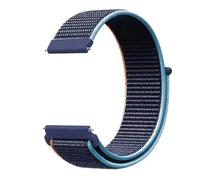 LOPAKACTAG 20mm 22mm Nylon Loop Strap For Amazfit Active 2 GTR 4 3pro 2e GTS 4/2 Mini 3 Stratos Band For AMAZFIT BIP 6 5/Zepp Z Bracelet(A-Deep navy blue,1PCS 20mm)