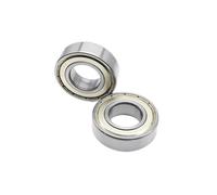 LOPAKACTAG 2PCS Bearing R8 R8ZZ R8Z 5/8''x1-3/8''x11/32'' inch Ball Bearings Single Row Deep Groove 12.7x28.575x7.938mm(R8ZZ)