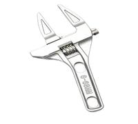 LOPAKACTAG Adjustable Wrench Universal Monkey Spanner Multi-Function Plumbing Hand Tools Nut Sink Bathroom Pipe Large Open(Upgrade Arc Tooth)