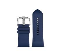 LOPAKACTAG For CITIZEN Blue Angel Men Radio Wave Watch AT8020-54L/8020-03L/JY8078 Series Canvas Nylon+Rubber Watchbands 22mm 23mm(B-Blue silver pin,22mm)