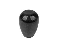 LOPAKACTAG for JDM Style Universal Oval/Sphere Carbon Fiber Manual Gear Shift Knob with 3 Adapter for Most Car Decorations Classic(WGZ-ED)