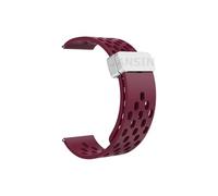 LOPAKACTAG For Samsung Galaxy Watch 4 5 6 7 4/6 Classic Active 2 Silicone Band For Amazfit Bip 3 Huawei GT4 GT3 2e(S-Wine Red,Watch 5 Pro 45mm)