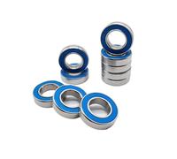 LOPAKACTAG MR126RS Bearing 10PCS 6x12x4 mm ABEC-7 Fit For Hobby Electric RC Car Truck MR126 RS 2RS Ball Bearings MR126-2RS Blue Sealed(MR148RS-Blue 8x14x4)