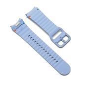 LOPAKACTAG No Gaps Quick Fit Silicone Strap For Samsung Galaxy Watch 7 6 5 4 40mm 44mm Bracelet 5Pro 45mm 6Classic 43mm 47mm Band(Light blue,Galaxy 7 6 5 4 44mm)