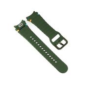 LOPAKACTAG No Gaps Quick Fit Silicone Strap For Samsung Galaxy Watch 7 6 5 4 40mm 44mm Bracelet 5Pro 45mm 6Classic 43mm 47mm Band(Army green,For Watch 6 Classic)