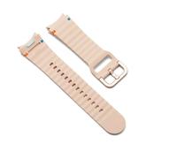 LOPAKACTAG No Gaps Quick Fit Silicone Strap For Samsung Galaxy Watch 7 6 5 4 40mm 44mm Bracelet 5Pro 45mm 6Classic 43mm 47mm Band(Pink,For Watch 4 Classic)