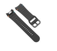 LOPAKACTAG No Gaps Quick Fit Silicone Strap For Samsung Galaxy Watch 7 6 5 4 40mm 44mm Bracelet 5Pro 45mm 6Classic 43mm 47mm Band(Space grey,For Watch 6 Classic)